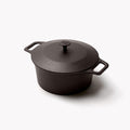 Angled view of the Field cast iron Dutch oven and lid thumbnail