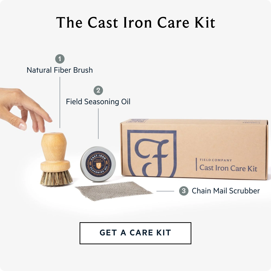 Cast Iron Care Kit