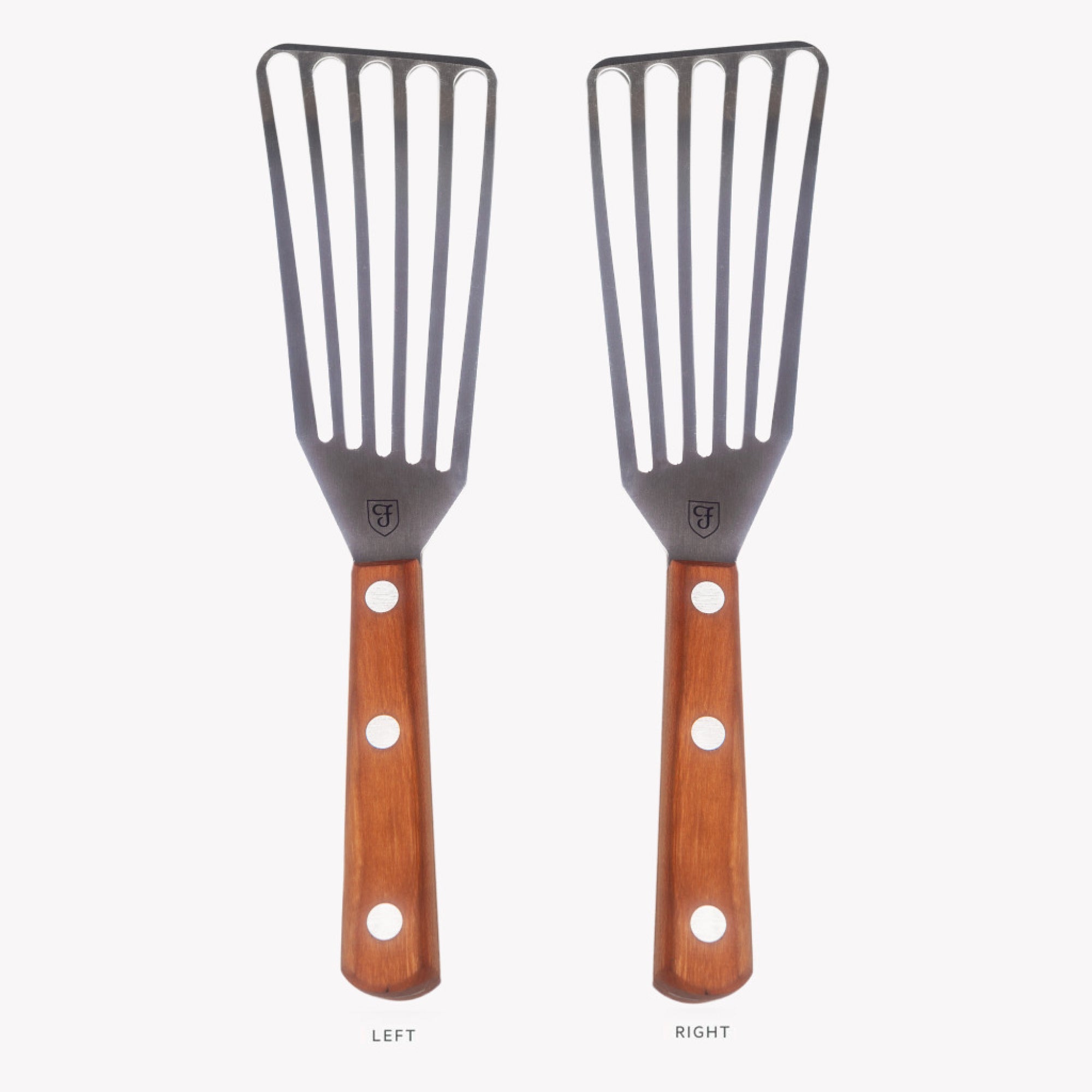Field Slotted Turner in left- and right-handed versions shown side by side