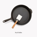 Field Mini Turner resting inside a No.8 skillet to show scale, overhead view thumbnail