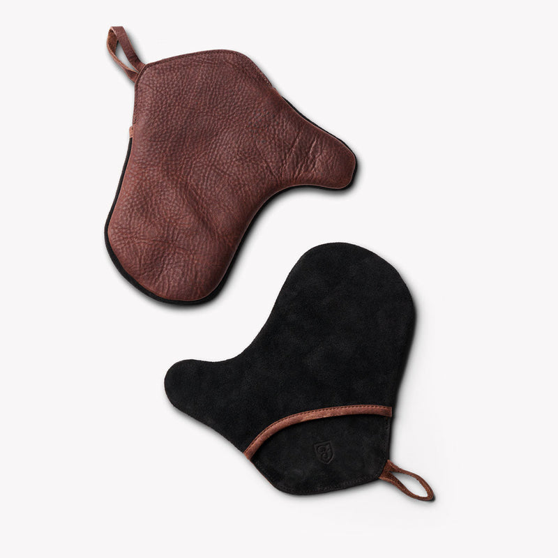 Leather Oven Mitts, Factory Second