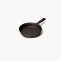 No.4 Field Cast Iron Skillet angled side view on white background showing sloped sides thumbnail