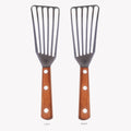 Pair of left- and right-handed Field Slotted Turners with wood handles thumbnail