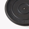 Close-up of the underside of the No.6 Field Cast Iron Skillet Lid showing the Made in USA stamp thumbnail