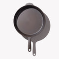 Overhead view of the No.10 Field Cast Iron Skillet with helper handle at top thumbnail