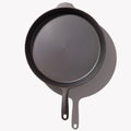 Overhead view of the No.12 Field Cast Iron Skillet with helper handle at top thumbnail