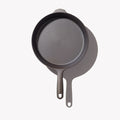 Overhead view of the No.8 Field Cast Iron Skillet with helper handle at top thumbnail